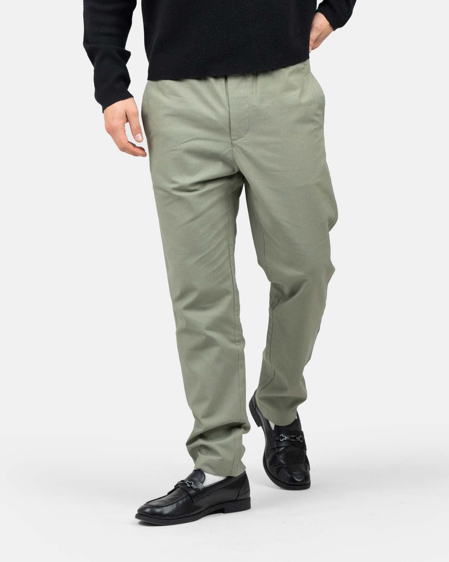 Heavyweight Hørbukser Army | Skagen - clothing.dk